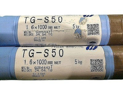 ☆未使用品2箱セット☆神戸製鋼 コベルコ TIG溶接棒 TG-S50 Φ1.6mm×1000mm 5kg ティグ溶接棒 溶加棒 TIG溶接用 115626115626 - 6