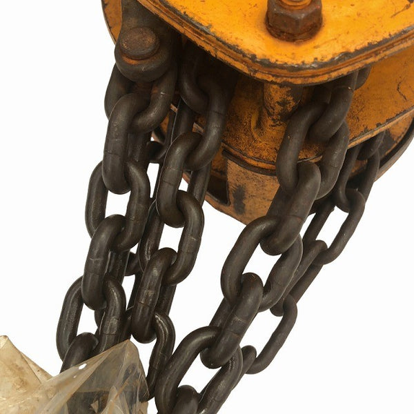 ☆中古品2個セット☆KITO キトー チェーンブロック CB010 M3形 荷重1.0ton/1ton 揚程2.5m 手動式 チェンブロック 吊り具 荷揚げ135817 - 7