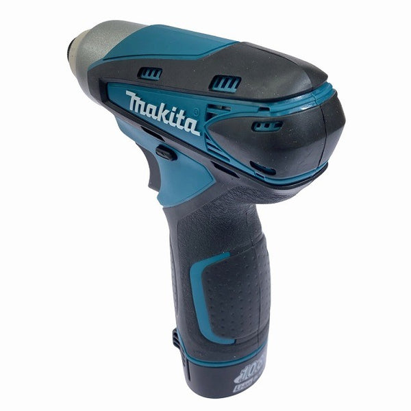 ☆未使用品☆makita マキタ 10.8V 充電式インパクトドライバー TD090DWX 青 バッテリ2個(1.3Ah) 充電器 ケース付117825 - 7