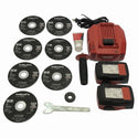 ☆中古品☆HILTI ヒルティ 22V 充電式アングルグラインダー AG 4S-A22-125 バッテリー2個（22V3.0Ah) 充電器 ケース付 - 10