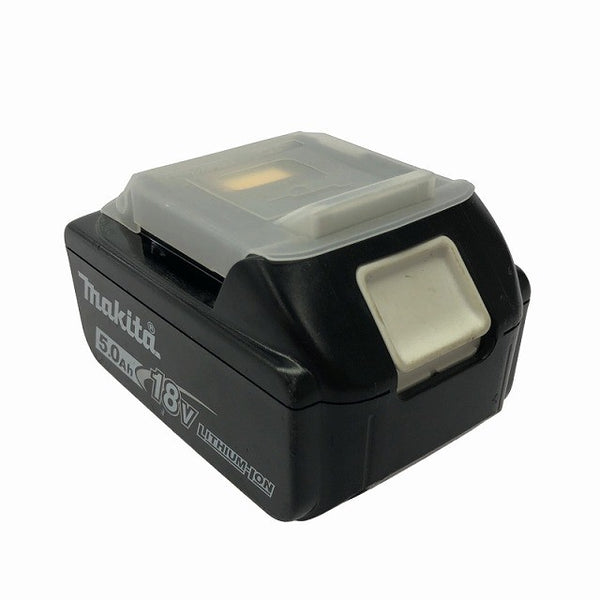 ☆中古品 充電回数9回☆☆makita マキタ 18V 5.0Ah 純正 リチウムイオンバッテリー BL1850B 残量表示付 リチウムイオン電池 蓄電池130956 - 2