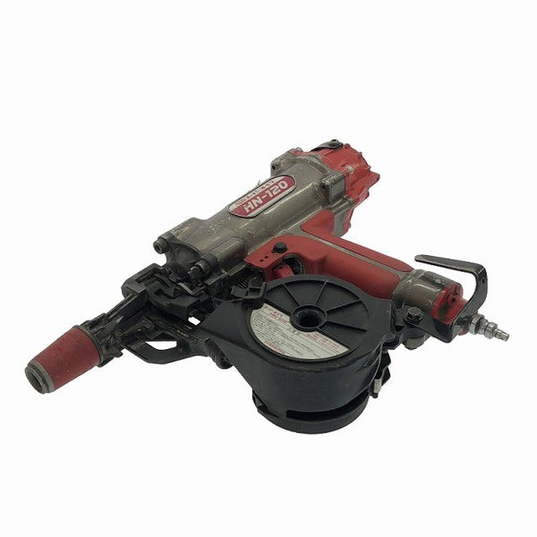 ☆中古品☆ MAX マックス 65mm 高圧コンクリートピンネイラ HN-120 本体+パーツ+ケース 釘/クギ ねじ/ネジ エアーツール - 4