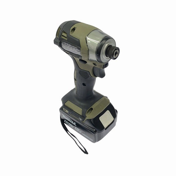 ☆極美品☆makita マキタ 18V 充電式インパクトドライバー TD173D オリーブ バッテリ1個(18V6.0Ah) 充電器付 コードレス116446 - 3