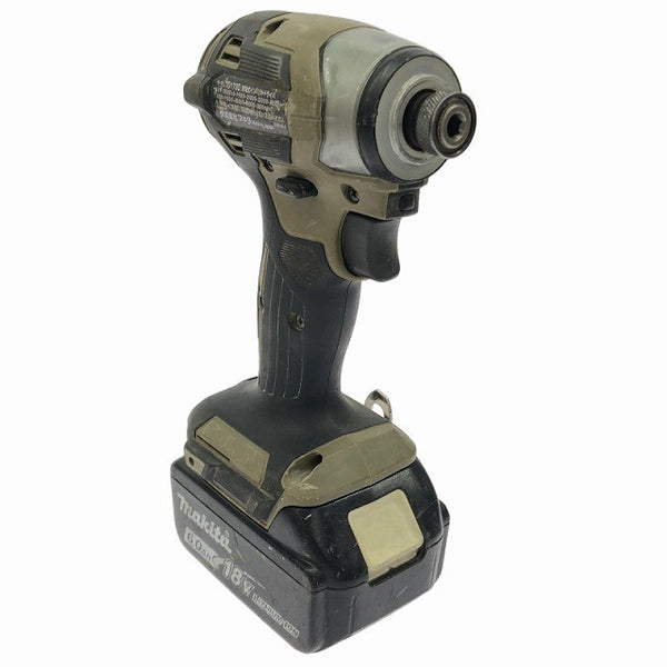 ☆中古品☆makita マキタ 18V 充電式インパクトドライバ TD173D オリーブ バッテリー1個(6.0Ah)付 締め付け 大工 DIY134644 - 3