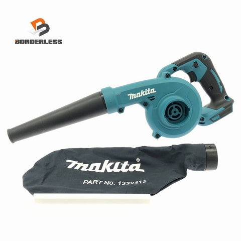 ☆比較的綺麗☆makita マキタ 18V 充電式ブロワ UB185D 本体のみ 集塵バッグ ノズル付118810