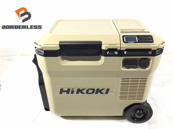 ☆極美品☆HIKOKI ハイコーキ 14.4V/18V/36V コードレス冷温庫 UL18DC サンドベージュ 本体+AC100Vアダプター+シガーコード 保冷温 113802 - 1
