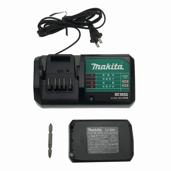 ☆比較的綺麗☆makita マキタ 18V 充電式インパクトドライバー MTD002D バッテリ1個(1.5Ah) 充電器 ケース付 コードレス DIYモデル116027 - 10