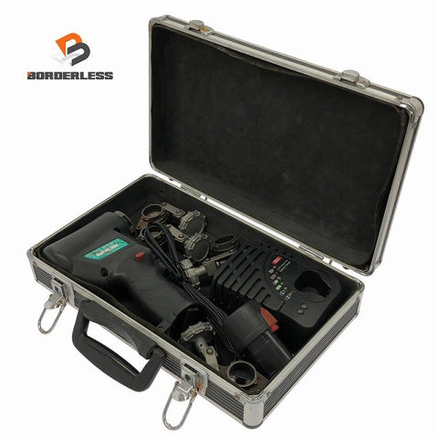 ☆中古品☆ REX レッキス工業 10.8V コードレスフレア RF20S バッテリー1個(1.5Ah)充電器+パーツ+ケース136669