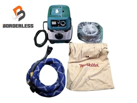 ☆中古品☆makita マキタ 乾湿両用 業務用 無段変速 集じん機 484 本体+アタッチメント