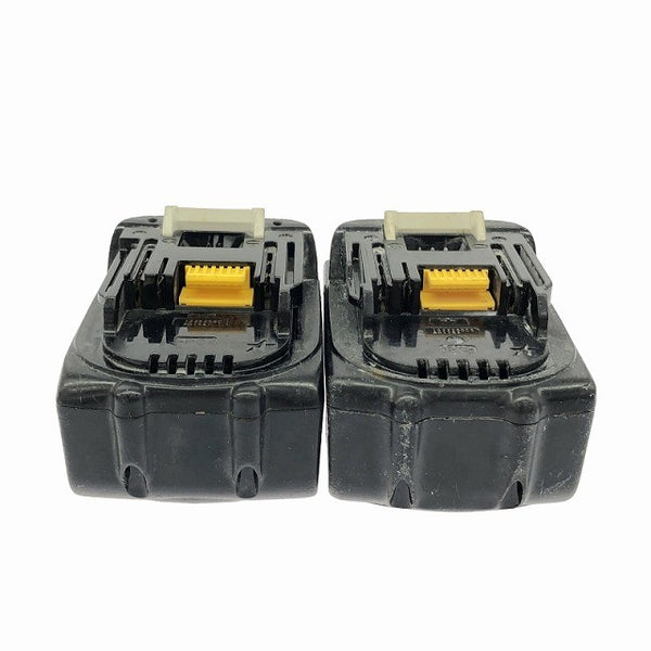 ☆中古品セット☆makita マキタ 14.4V 3.0Ah/18V 4.0Ah 純正リチウムイオンバッテリー BL1430+BL1840 LITHIUM-ION 雪/飛行機 116104 - 7