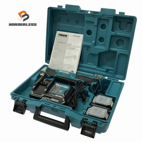 ☆美品☆makita マキタ 10.8V  充電式アングルドリル DA332D バッテリー2個(10.8V 1.5Ah) 充電器付き 電動工具133411