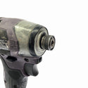☆中古品☆makita マキタ 18V 充電式インパクトドライバー TD173D 紫/パープル バッテリ2個(18V6.0Ah) ケース付 - 8