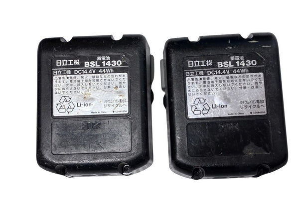 ☆中古品☆HITACHI 日立 14.4V コードレスインパクトドライバ WH14DKL 充電器+バッテリ2個 14.4V 3.0AH ケース134749 - 10