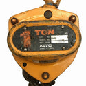 ☆中古品2個セット☆KITO キトー チェーンブロック CB010 M3形 荷重1.0ton/1ton 揚程2.5m 手動式 チェンブロック 吊り具 荷揚げ135818 - 4