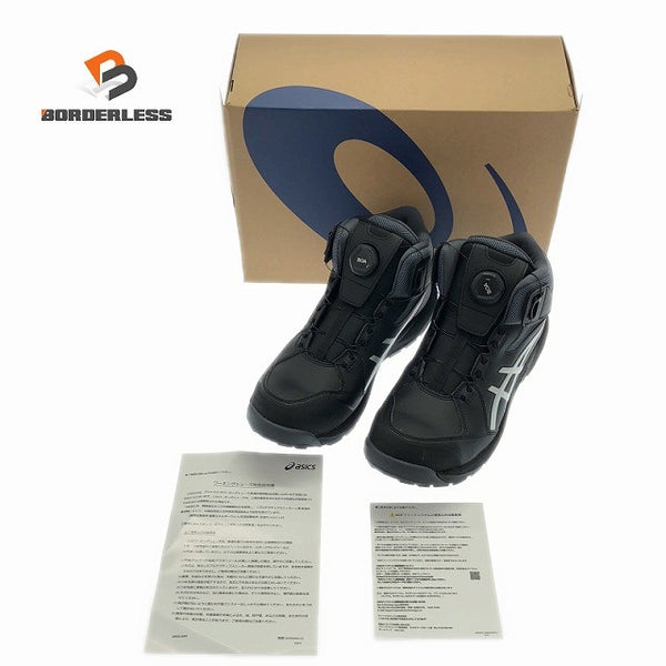 ☆未使用品☆ ASICS アシックス プロスニーカー WINJOB CP314 BOA 1273A124-001 WIDE BLACK/PURE SILVER 27.0cm130550 - 1