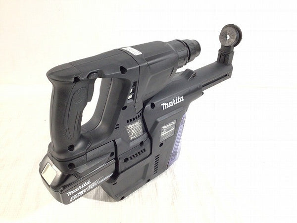 ☆未使用☆makita マキタ 18V 充電式ハンマドリル HR244DGXVB ブラック 集じんシステム(DX01) バッテリ2個(6.0Ah) 充電器 ケース付128114 - 6