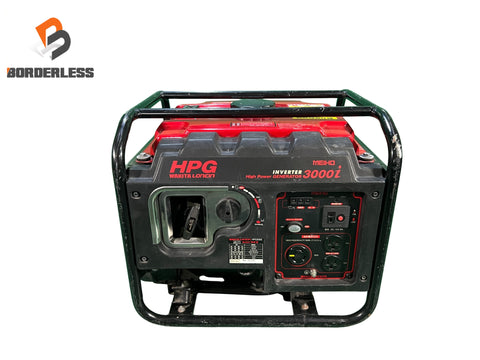 ☆美品☆WAKITA ワキタ インバータ発電機 HPG3000i 3.0kVA インバーター発電機 アウトドア 防災 MEIHO メイホー126432