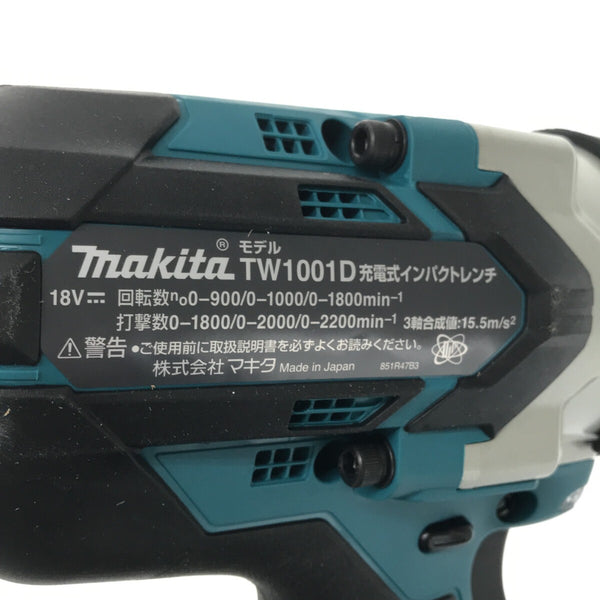 ☆未使用品☆makita マキタ 18V 充電式インパクトレンチ TW1001DZ 本体のみ 電動工具 コードレス バッテリー式 自動車整備135179 - 7