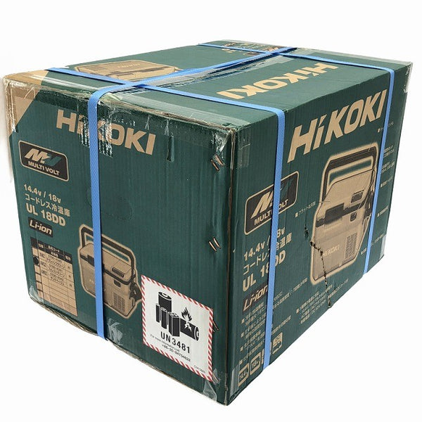 ☆未使用品☆HiKOKI ハイコーキ 14.4V/18V 10.5L コードレス保冷温庫 UL18DD(XMGZ) フォレストグリーン バッテリー1個付135266 - 4