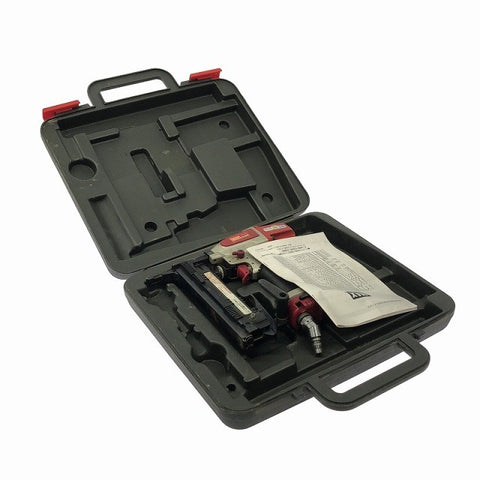 ☆中古品☆MAX マックス 常圧 フロア用エアネイラ TA-238F/438MA フロア ケース付 肩巾4mm 足長38mm フロアタッカー124814 - 0