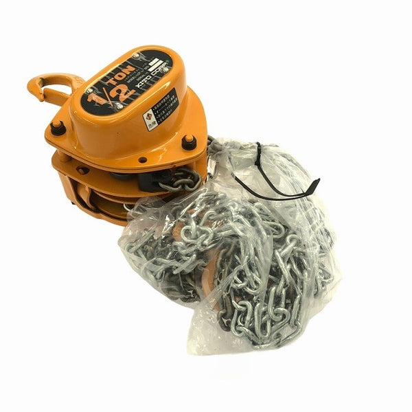 ☆未使用品☆KITO キトー 手動チェーンブロック キトーマイティ M3形 CB005 荷重1/2ton 0.5ton/500kg 揚程2.5m チェンブロック125560 - 5