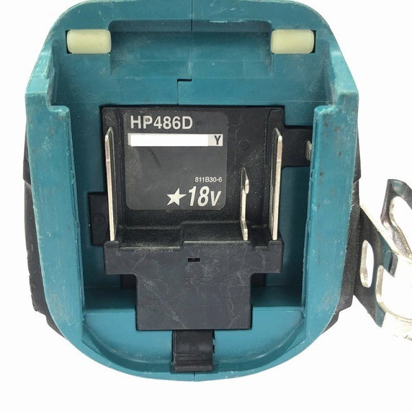☆中古品☆makita マキタ 18V 充電式振動ドライバドリル HP486D 本体のみ 電動工具 穴あけ 加工133240 - 8