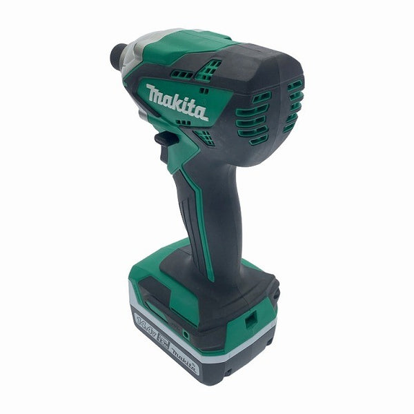 ☆美品☆makita マキタ 14.4V 充電式インパクトドライバー MTD001DSX バッテリー2個(14.4V 1.5Ah) 充電器 ケース付 コードレス - 7