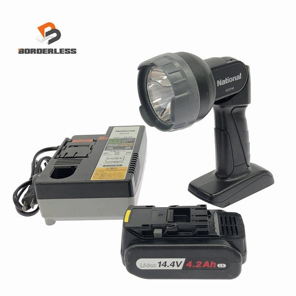 ☆中古品☆ Panasonic パナソニック 14.4A 工事用ライト EZ3740 バッテリー1個(14.4V4.2Ah)付き 充電器付き135041 - 1