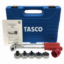 ☆中古美品☆TASCO タスコ エキスパンダーキット TA525 ヘッド5個 リーマ ケース付 エキスパンダーセット 拡管工具 拡管器135972 - 3