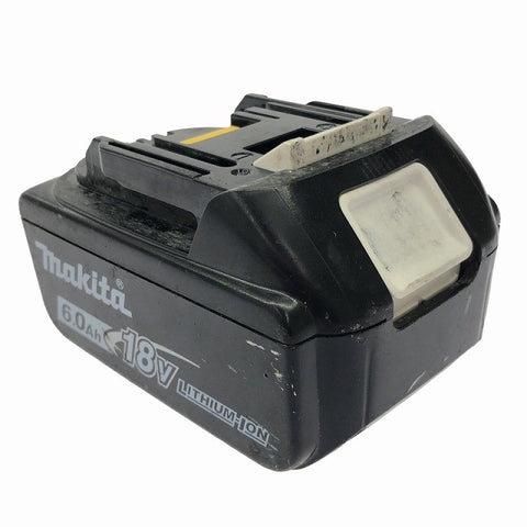 ☆比較的綺麗☆makita マキタ 18V 6.0Ah 純正リチウムイオンバッテリー BL1860B 残量表示付 急速充電対応 蓄電池 充電池 雪マーク 116490 - 0