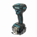 ☆極美品☆makita マキタ 18V 充電式インパクトドライバー TD172DRGX 青/ブルー バッテリ2個(18V6.0Ah) 充電器 ケース付121063 - 7