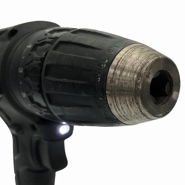 ☆中古品☆Panasonic パナソニック 14.4V/18V 充電振動ドリル＆ドライバー EZ79A3LJ2G-B 黒 バッテリ2個()18V5.0Ah) 充電器 ケース - 8