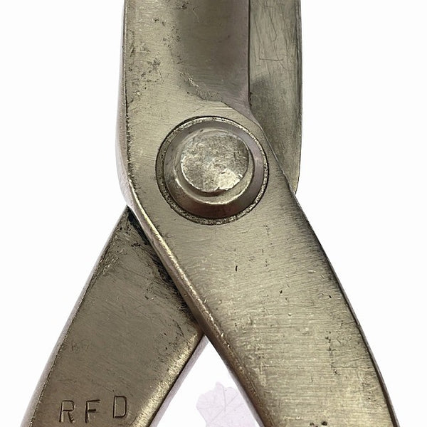 ☆中古品☆直徳 NM ステン 全長約380mm 直刃 板金鋏 板金ハサミ 金切鋏 金切ハサミ ムーングリップ128775 - 8