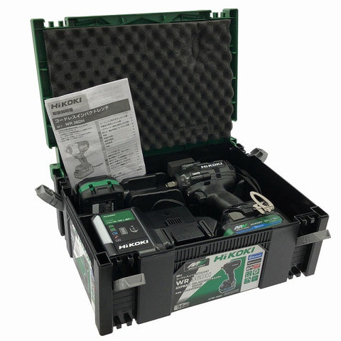 ☆未使用品☆HiKOKI ハイコーキ 36V コードレスインパクトレンチ WR36DH(2XPBSZ) ストロングブラック フルセット 充電式133107 - 0