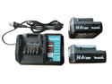 ☆中古品☆ makita マキタ 14.4V 充電式インパクトドライバ M695DWX バッテリー 2個 充電器 ケース コードレス - 10