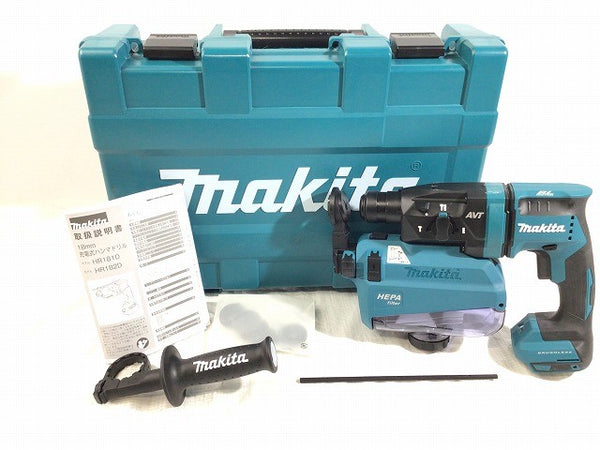 ☆未使用品☆makita マキタ 18V 18mm 充電式ハンマドリル HR182DZKV 青/ブルー本体+集じんシステム+ケース付 コードレス 115973115973 - 3