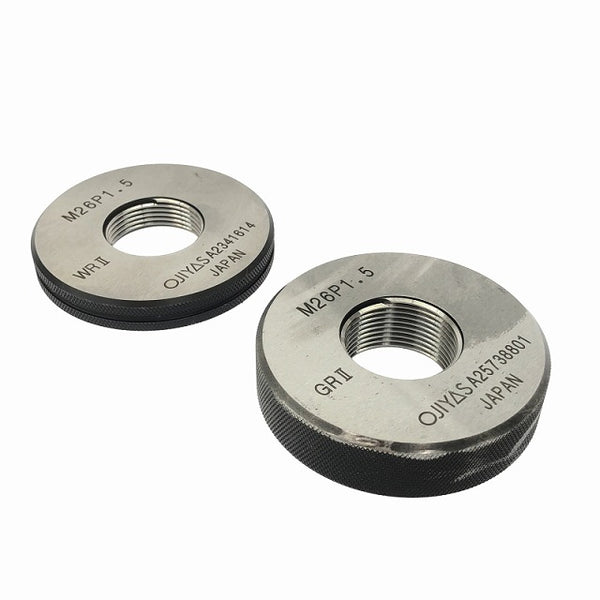 ☆美品☆OJIYAS オジヤ精機 ねじリングゲージ M26 P1.5 GR2 WR2 ネジゲージ 基準器 検査114360 - 3