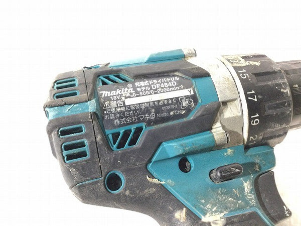 ☆中古品☆makita マキタ 18V 充電式ドライバドリル DF484D 本体のみ 電動工具 穴あけ加工 締め付け128733 - 10