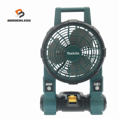 ☆中古品☆makita マキタ 100V/14.4V/18V 充電式ファン CF201D 青 本体のみ コードレス 扇風機 送風機118806