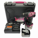 ☆中古品☆HITACHI 日立工機 14.4V コードレスインパクトドライバー WH14DSL2(2LSCK)(R) 赤 バッテリ2個 充電器 ケース 充電式136900 - 3