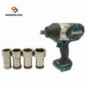 ☆中古品☆makita マキタ 18V 充電式インパクトレンチ TW1001DZ 本体のみ 電動工具 コードレス バッテリー式 自動車整備 おまけ付♪132592 - 1