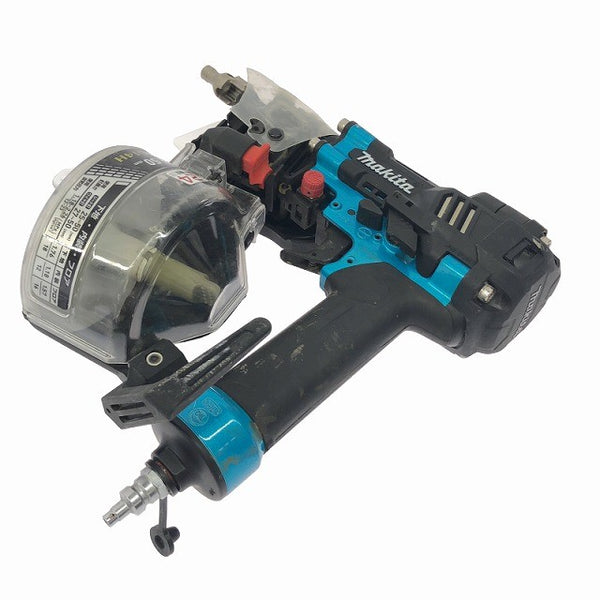 ☆比較的綺麗☆makita マキタ 50mm 高圧 エア釘打機 AN514HM ケース付 エア釘打ち機 ロール釘打機 コイルネイラ135784 - 6