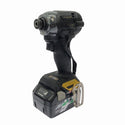 ☆中古品☆HIKOKI ハイコーキ 36V コードレスインパクトドライバ WH36DC 限定色(黒+金) バッテリ2個 充電器付 締付け 電動工具134227 - 4