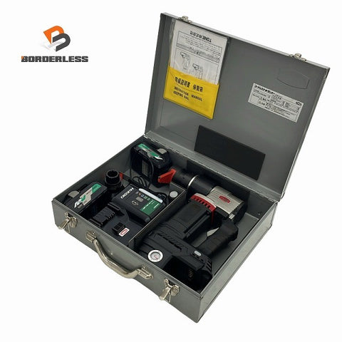 ☆中古美品☆ TONE トネ 36V コードレス建方1番 CKS250 シャーレンチ マルチボルトバッテリー2個+充電器+パーツ+ケース125703