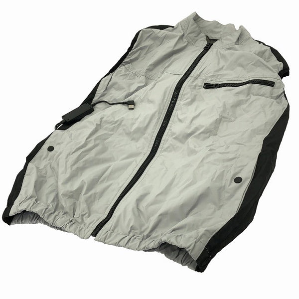 ☆未使用品☆THANKO サンコー 圧倒的に冷える 冷蔵服3 TKCV24FGY シルバーグレー フリーサイズ ファン＋プレート付 空調作業服134122 - 4