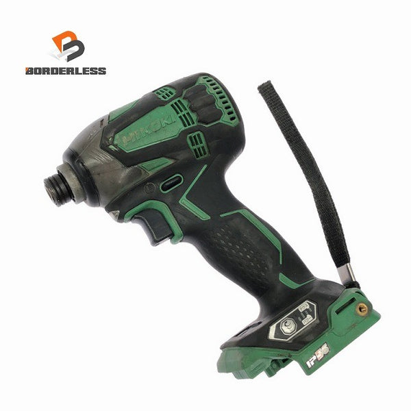 ☆中古品☆HiKOKI ハイコーキ 18V コードレスインパクトドライバ WH18DDL2 アグレッシブグリーン 本体のみ 締め付け136262 - 1