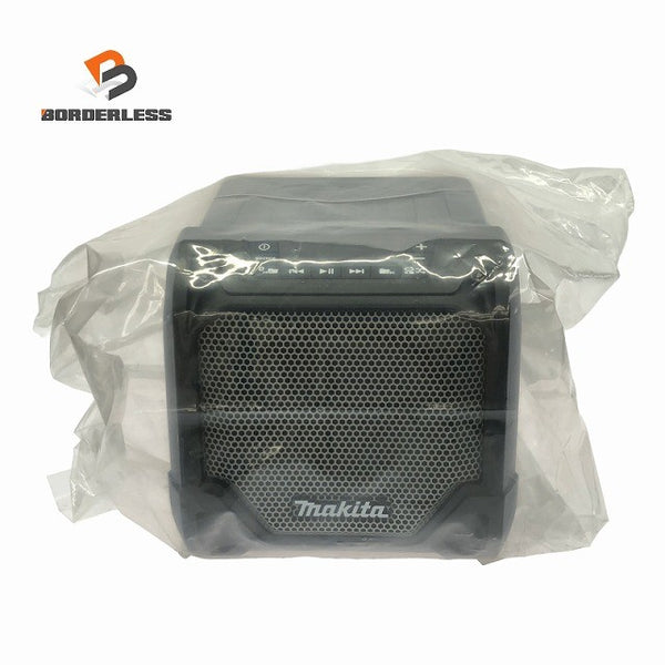 ☆中古品☆makita マキタ 10.8V～18V 充電式スピーカー MR202 黒/ブラック Bluetooth対応 ※ACアダプター欠品136845 - 1