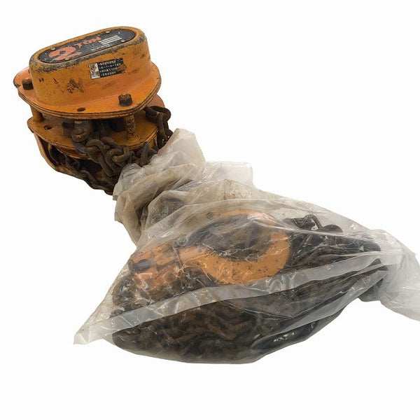 ☆中古品☆KITO キトー チェーンブロック M3形 CB020 荷重2.0ton/2ton 揚程3m 手動式 チェンブロック 吊り具 荷揚げ機132159 - 5