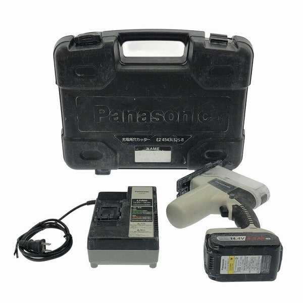 ☆中古品☆ Panasonic パナソニック 14.4V 充電角穴カッター EZ4543 バッテリー1個(14.4V 4.2Ah)充電器+ケース113333 - 3