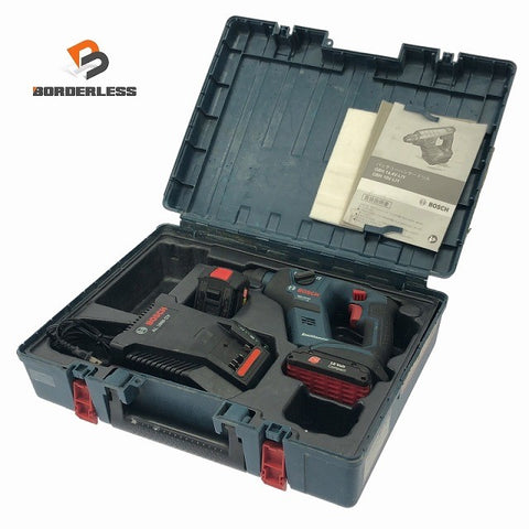 ☆中古品☆ BOSCH ボッシュ 18V コードレスハンマドリル GBH18V-LIY 本体+バッテリー2個(1.5Ah)充電器+ケース 116833